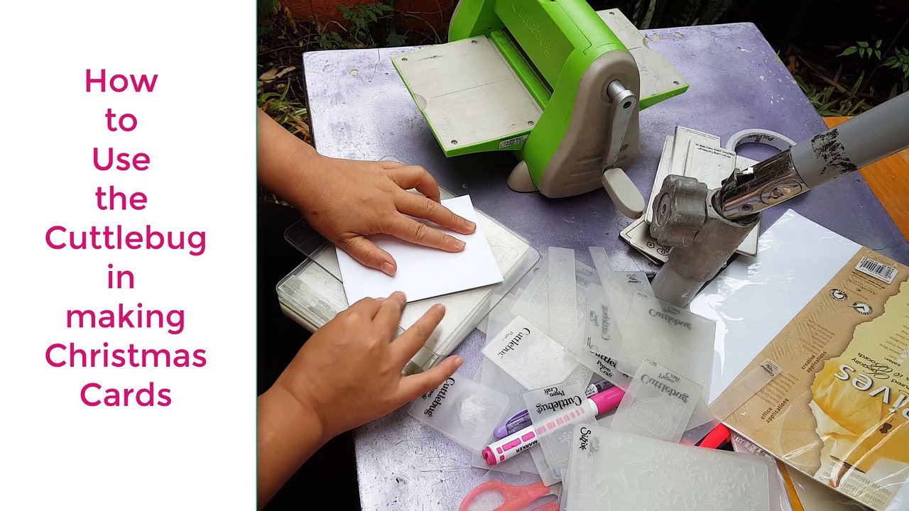 How to Emboss Using Cuttlebug Embossing Dies/Folders