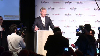 Bruno Le Maire Prix Press Club Humour et Politique 2016