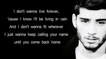Zayn Malik & Taylor Swift ׃ I Don't Wanna Live Forever (Lyrics)