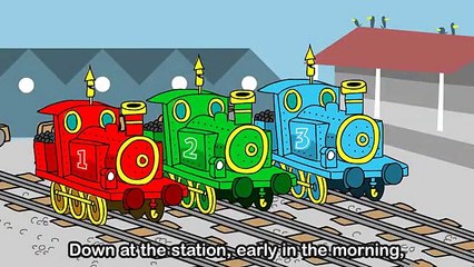 Down At The Station - Nursery Rhyme