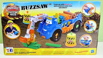 Play Doh Buzzsaw Diggin Rigs Construction Truck Peppa Pig Hello Kitty Paw Patrol Toys