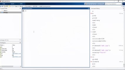 Using Command Window in MatLab Training Video By MultisoftSystems in Delhi,Noida