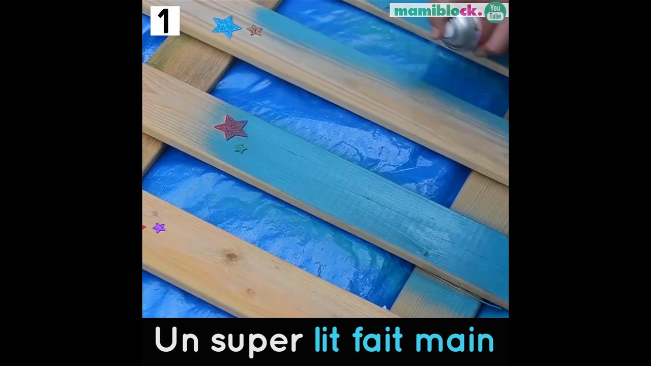 Un lit façon fait maison !