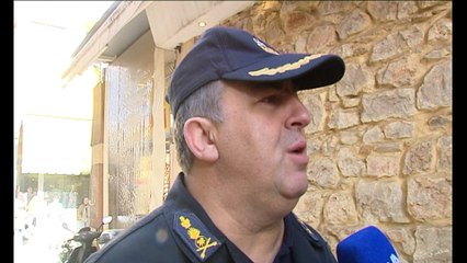 Φωτιά σε κατάστημα στο κέντρο της Λαμίας. Τι λέει η Π.Υ.