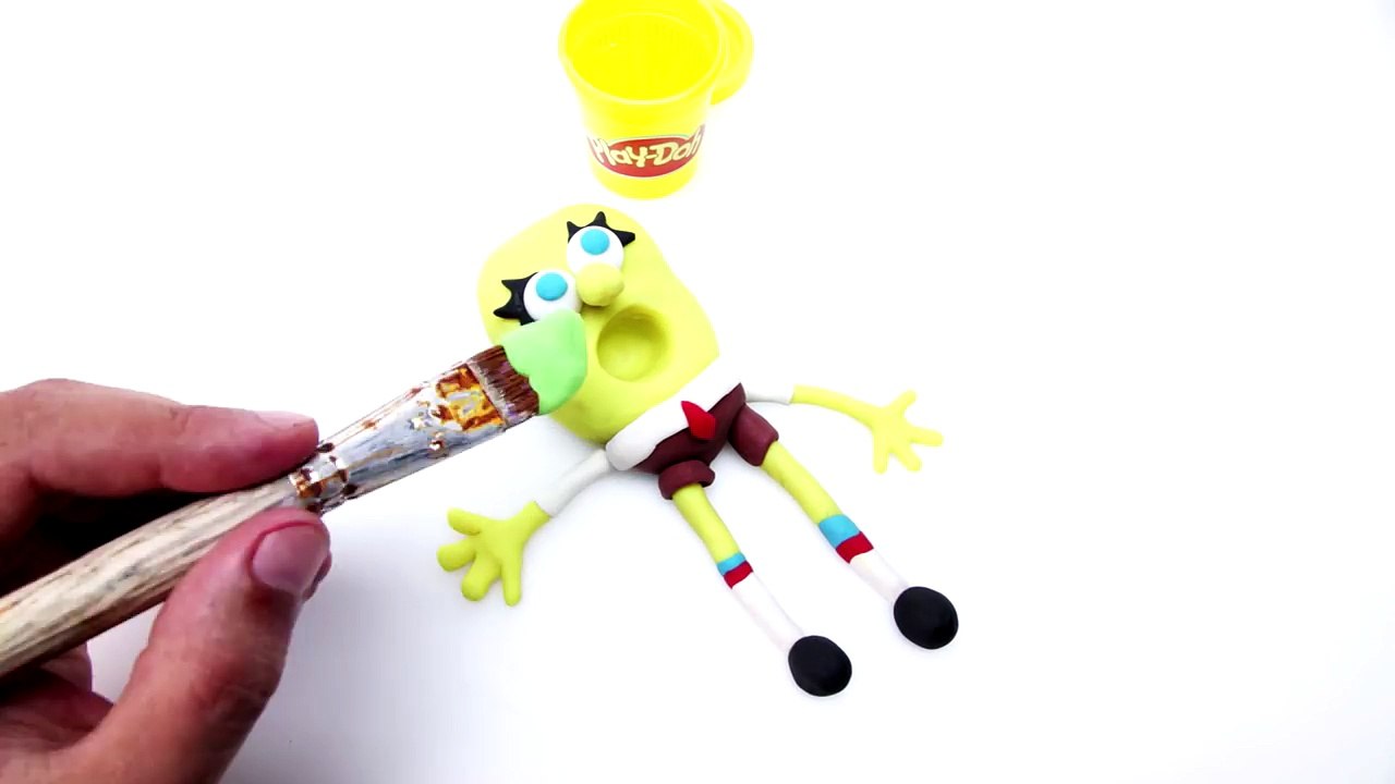 Spongebob Squarepants Clay + Play doh STOP MOTION video --- Bob Esponja Animación