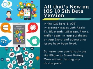 All that’s New on iOS 10 5th Beta Version