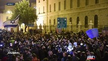 Manifestation à Jérusalem contre le démantèlement d'Amona
