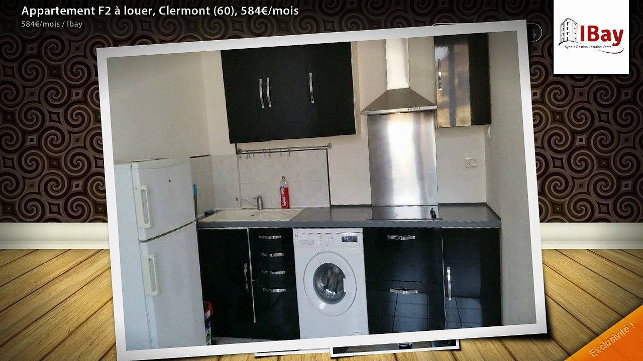 Appartement F2 à louer, Clermont (60), 584€/mois