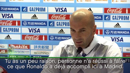 Ballon d'Or - Zidane : "Ronaldo peut en gagner d'autres"
