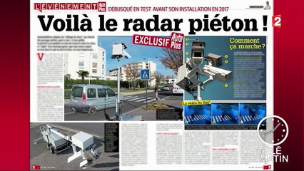Sécurité routière : le radar à passages piétons arrive