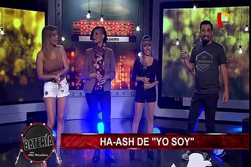 Imitadoras de Ha-Ash deslumbran en el set de La Batería