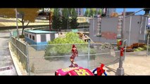 Iron Man & Spiderman with Lightning McQueen Disney Cars   Nursery Rhymes for Children