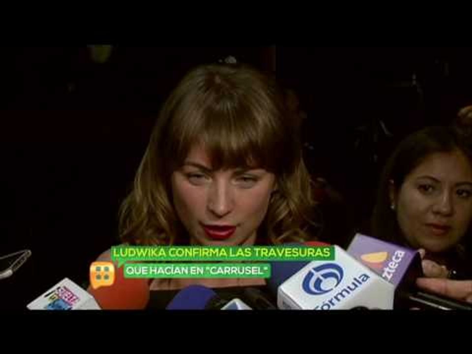 Ludwika Paleta confirma las travesuras que hacían en Carrusel