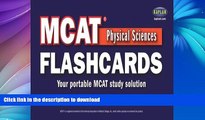 Hardcover MCAT Physical Sciences Flashcards (Flip-O-Matic) On Book