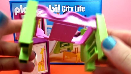 PLAYMOBIL 5579 - Kinderzimmer mit Hochbett-Rutsche PLAYMOBIL CITY LIFE | Aufbau und Demo | deutsch