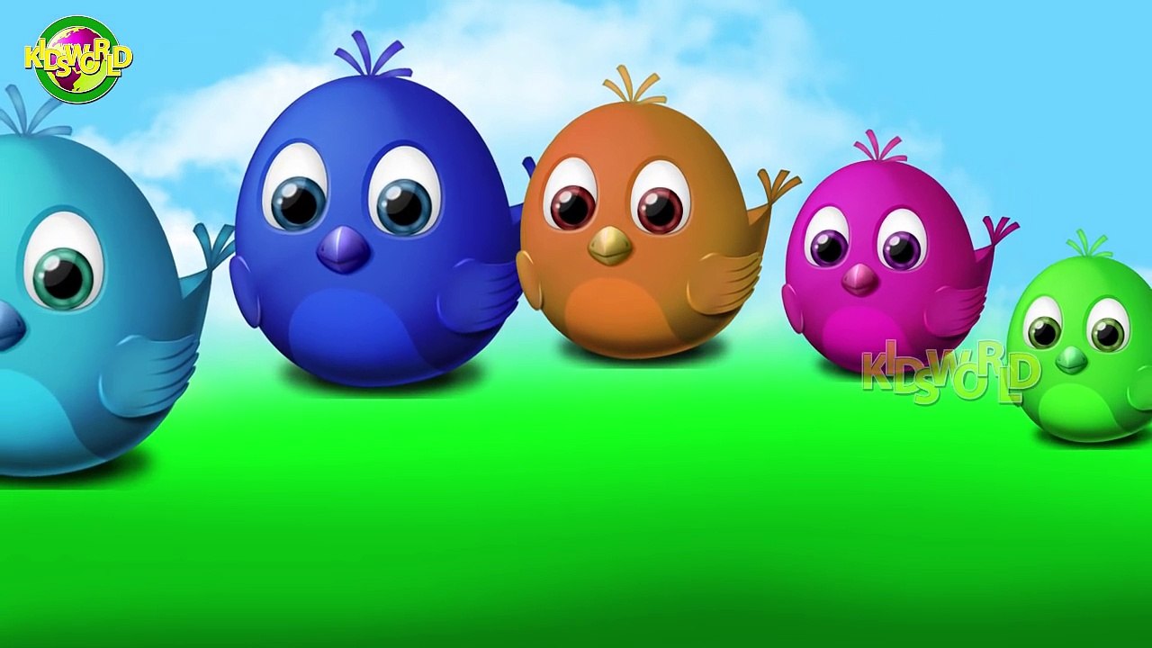 Kids World Bird Cartoon Finger Family Nursery Finger Family Rhymes Baby Songs