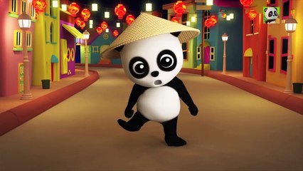 Bao Panda | the wheels on the bus | nursery rhymes | 3d rhymes | kids songs