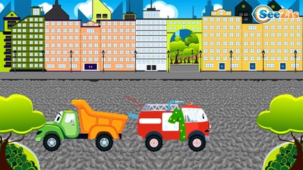 Бульдозер и Грузовик Развивающие мультфильмы для детей Сборник Все серии Мультики 1 час