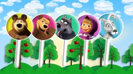 #Masha and the #Bear #Lollipop #Finger Family / #Nursery Rhyme Lyrics and More