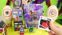 Play Doh Surprise Eggs Marvel Superheroes Blind Box Opening Spiderman Captain America Toys DCTC