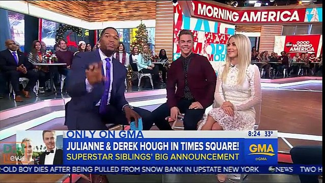 Derek & Julianne Hough on Good Morning America announcing MOVE Beyond - December 14, 2016