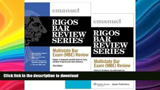 READ Rigos Multistate Two Volume Set (Rigos Bar Review)