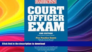 Hardcover Court Officer Exam (Barron s Court Officer Exam) On Book