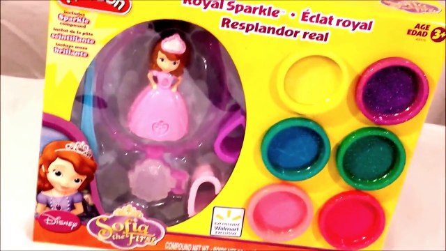 Play doh toys Disney Sofia the First PLAYDOUGH toy playset! Playdoh toy videos