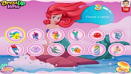 ᴴᴰ ღ Ariel Gets Inked ღ - Ariel the Little Meramid Tattoo - Baby Games (ST)