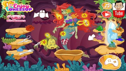 ᴴᴰ ღ Ariel Zombie Curse ღ - Ariel The Little Meramid Zombie Game - Baby Games (ST)