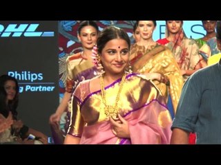 Vidya Balan Walks At Lakme Fashion Week 2015 | Day 2 | Full Show