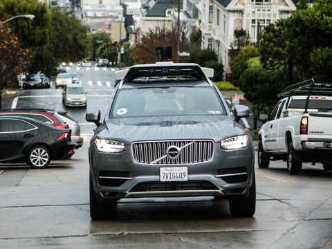 Uber lance sa Volvo XC90 autonome