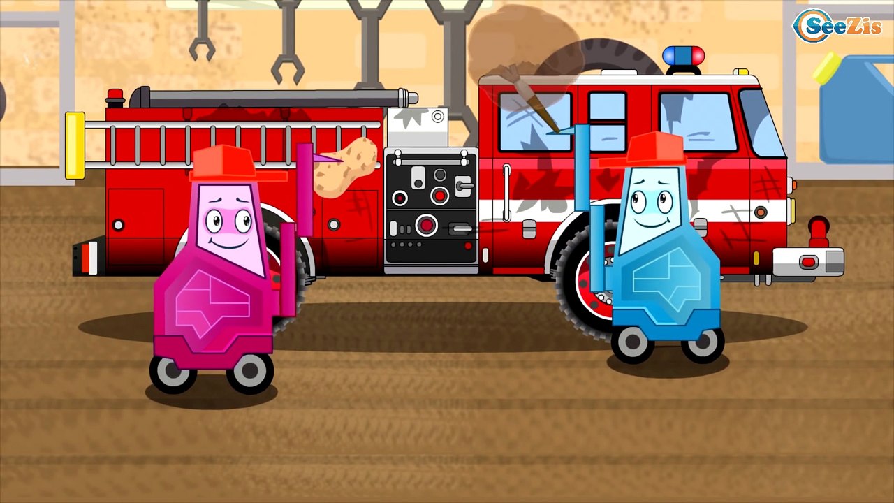 The Tow Truck's Car Service: Emergency Vehicles Cartoons | Truck cartoons for kids