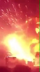 View a massive fire in Israel is a day 14/12