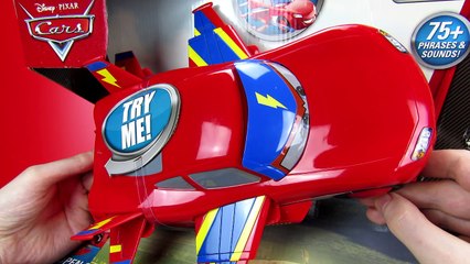 RAYO MCQUEEN TRANSFORMER,VOLADOR,Y PARLANTE,JUGUETE DE LA PELICULA CARS EN ESPAÑOL by CARSTOYSHEROES