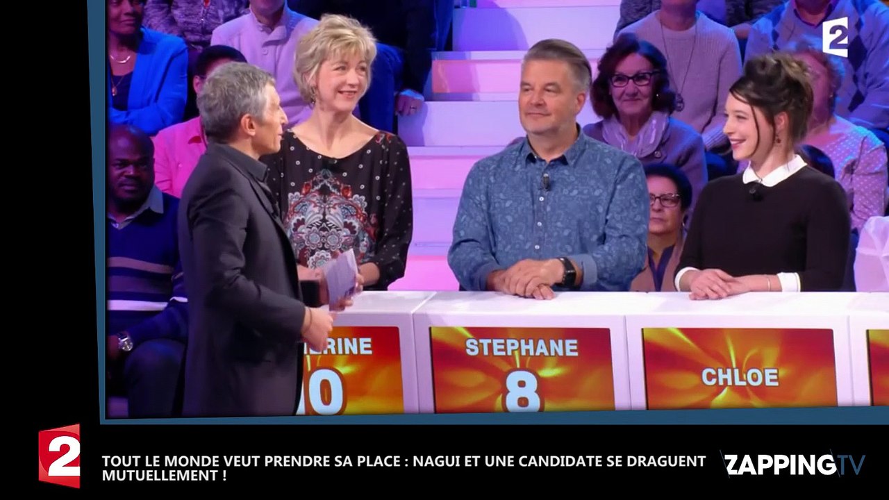 Tout le monde veut prendre sa place : Une candidate tombe sous le charme de Nagui (Vidéo)