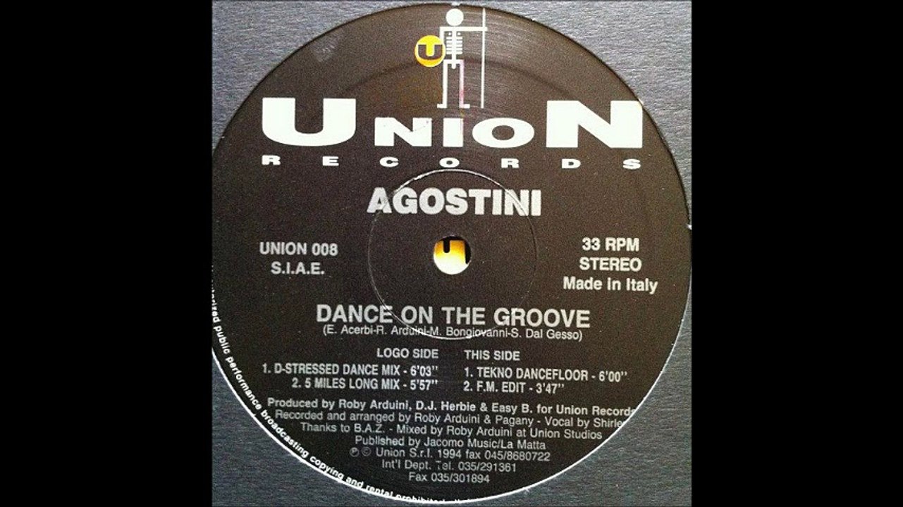 Agostini - Dance On The Groove (D-Stressed Dance Mix) (A1)