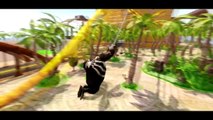 Disney Cars Venom Spiderman & Lightning McQueen   Kids Nursery Rhymes ( Incy Wincy Spider Song ) 2
