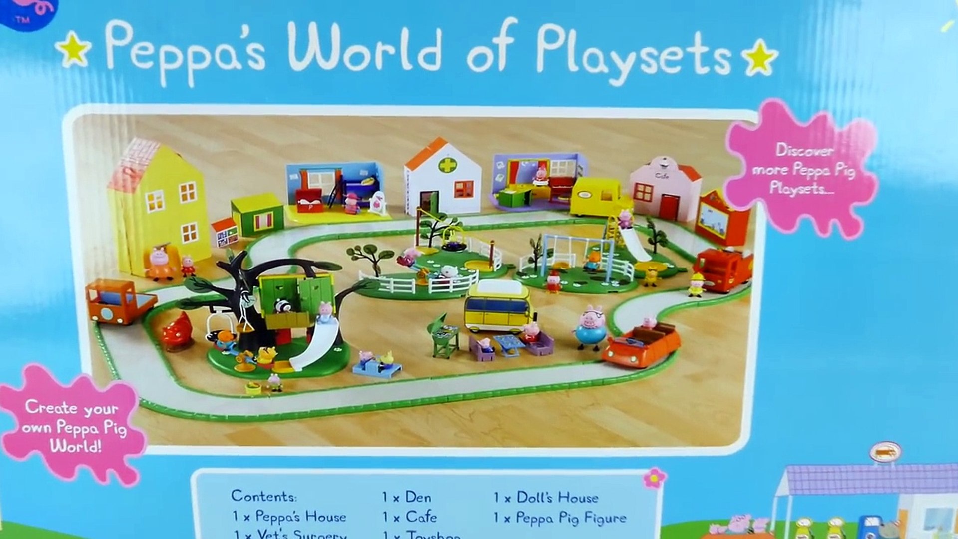peppa pig world playset