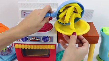 Play Doh Meal Makin Kitchen Playset Play Dough Mini Kitchen Chef Cocinita de Juguete Toy Videos