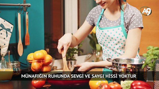 Münafığın ruhunda sevgi ve saygı hissi yoktur