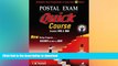 Read Book Postal Exam 460 Quick Course: Complete Test Preparation in Less Than 12 Hours Kindle