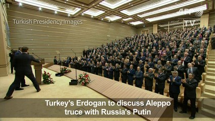 Turkey's Erdogan to discuss Aleppo truce with Putin
