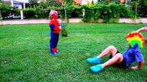 Spiderman Joker Fight - Captain America Spiderman Fight - Superhero Fun In Real Life