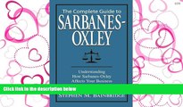 PDF [FREE] DOWNLOAD  Complete Guide to Sarbanes-Oxley: Understanding How Sarbanes-Oxley Affects