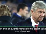 Wenger bemoans missed chances