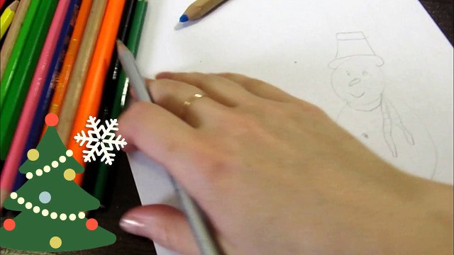 Рисунки для детей Рисуем зиму Детские рисунки Drawings for children Drawing winter Children's drawin