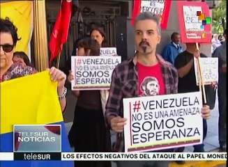 Acompañan activistas a Canciller venezolana a reunión de Mercosur