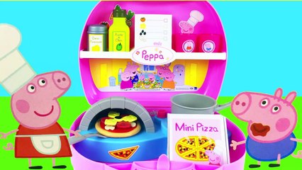 Download Video: Peppa Pig Making Pizzas in the Oven ❤ Peppa Pig hace Pizzas en el Horno de Juguete de la Pizzería