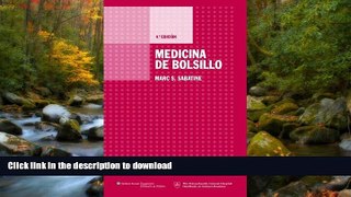 Free [PDF] Medicina de bolsillo (Spanish Edition) Full Download